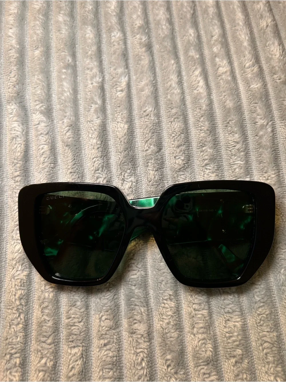 Gucci Generation Bold Sunglasses - Emerald Green/Black